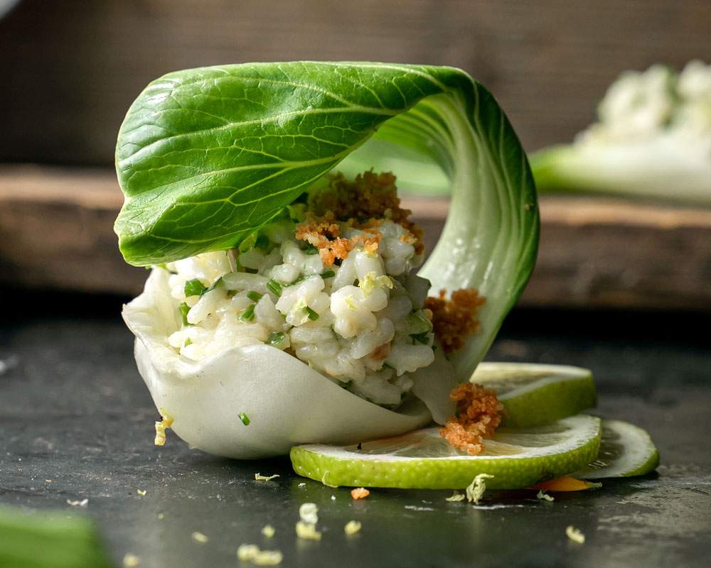 Pak-Choi-Risotto