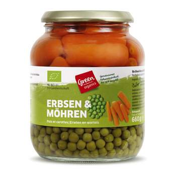 Erbsen und Möhren