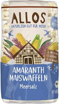 Amaranth Maiswaffeln mit Salz