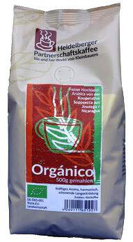 Kaffee Organico gemahlen