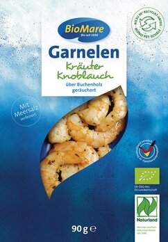 Garnelen Kräuter/Knoblauch gekocht und geräuchert