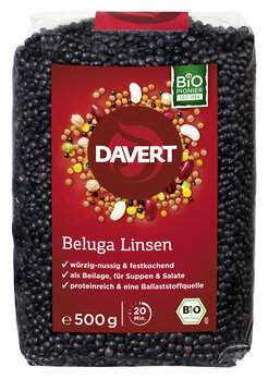 Beluga Linsen schwarz