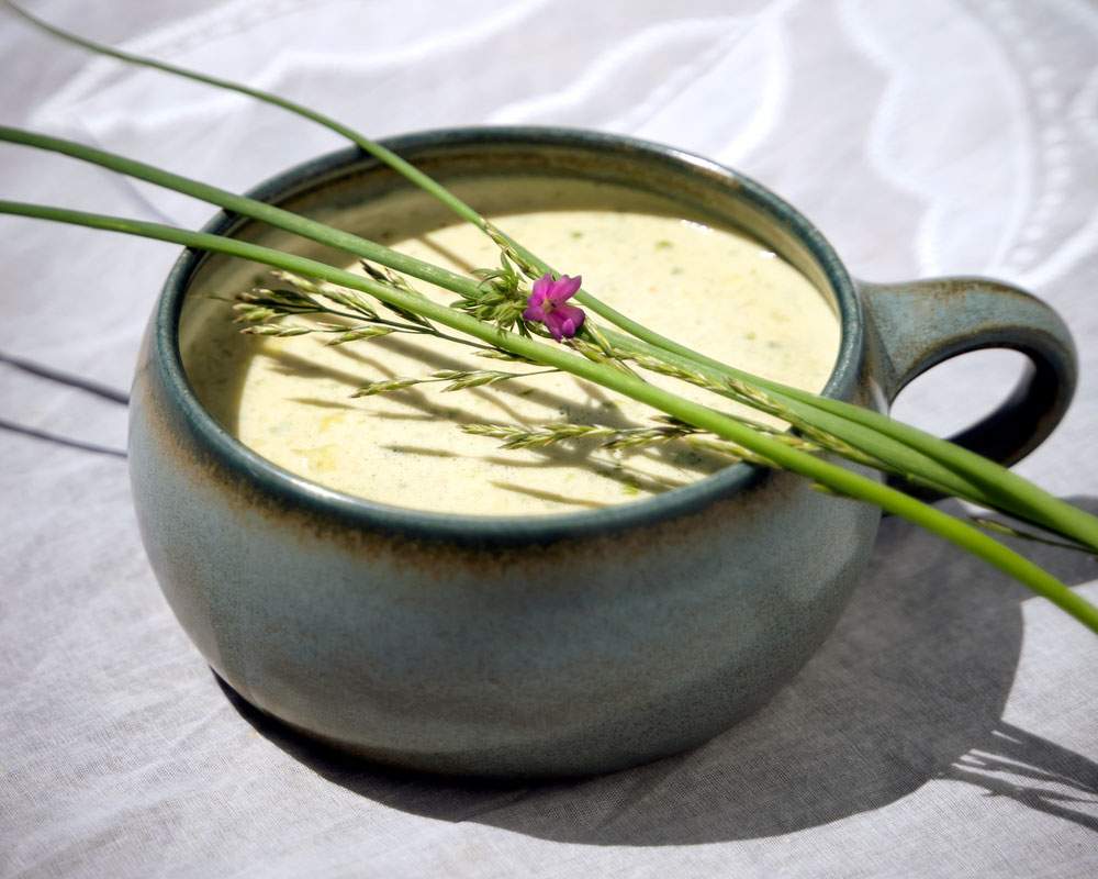 Bärlauchschaumsuppe