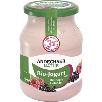 Fruchtjoghurt Himbeere-Holunder