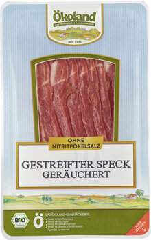 Speck gestreift geschnitten