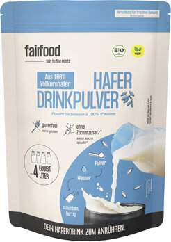 Haferdrink Pulver im Beutel