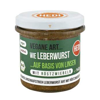 Vegane Art..Leberwurst mit Röstzwiebeln