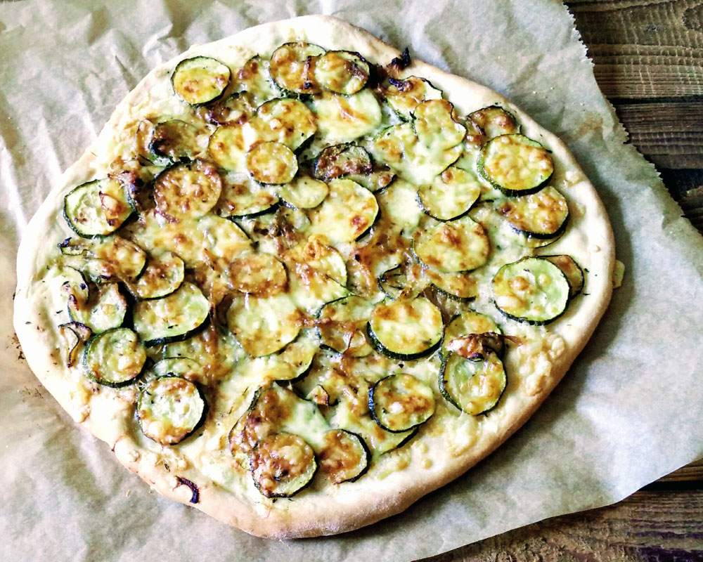 Zucchini Pizza
