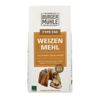Weizenmehl Typ 550 1 kg Burgermühle