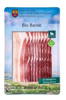 Bacon geschnitten
