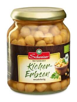 Kichererbsen im Glas
