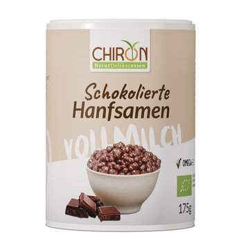 Schokolierte gebrannte Hanfsamen Vollmilch