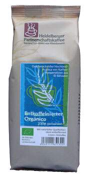 Kaffee Organico entkoffeiniert gemahlen