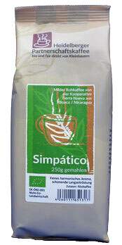 Schonkaffee Simpático gemahlen