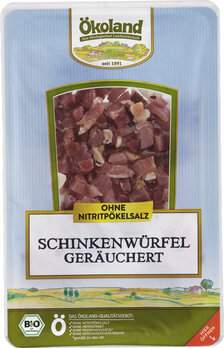 Schinkenwürfel fein geschnitten & geräuchert