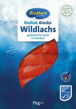 Kodiak Wildlachs geräuchert 75 g