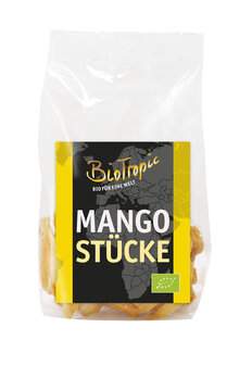 Mangostücke getrocknet