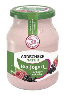 Fruchtjoghurt Himbeere-Holunder