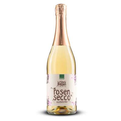 Rosensecco lieblich alkoholfrei