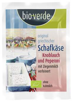 Schaf-Feta mit Knoblauch und Peperoni
