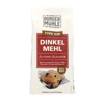 Dinkelmehl Typ 630 1 kg, Burgermühle