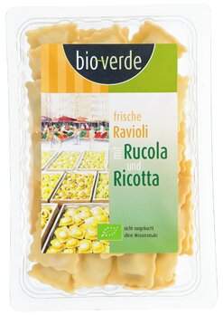 Ravioli mit Rucola und Ricotta