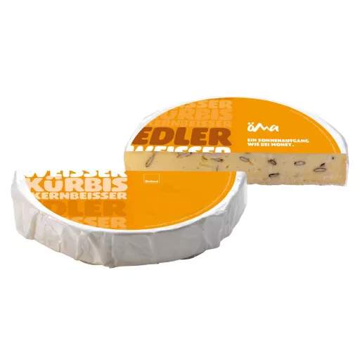 Käse des Monats September: Herbstbrie Kürbiskernbeißer