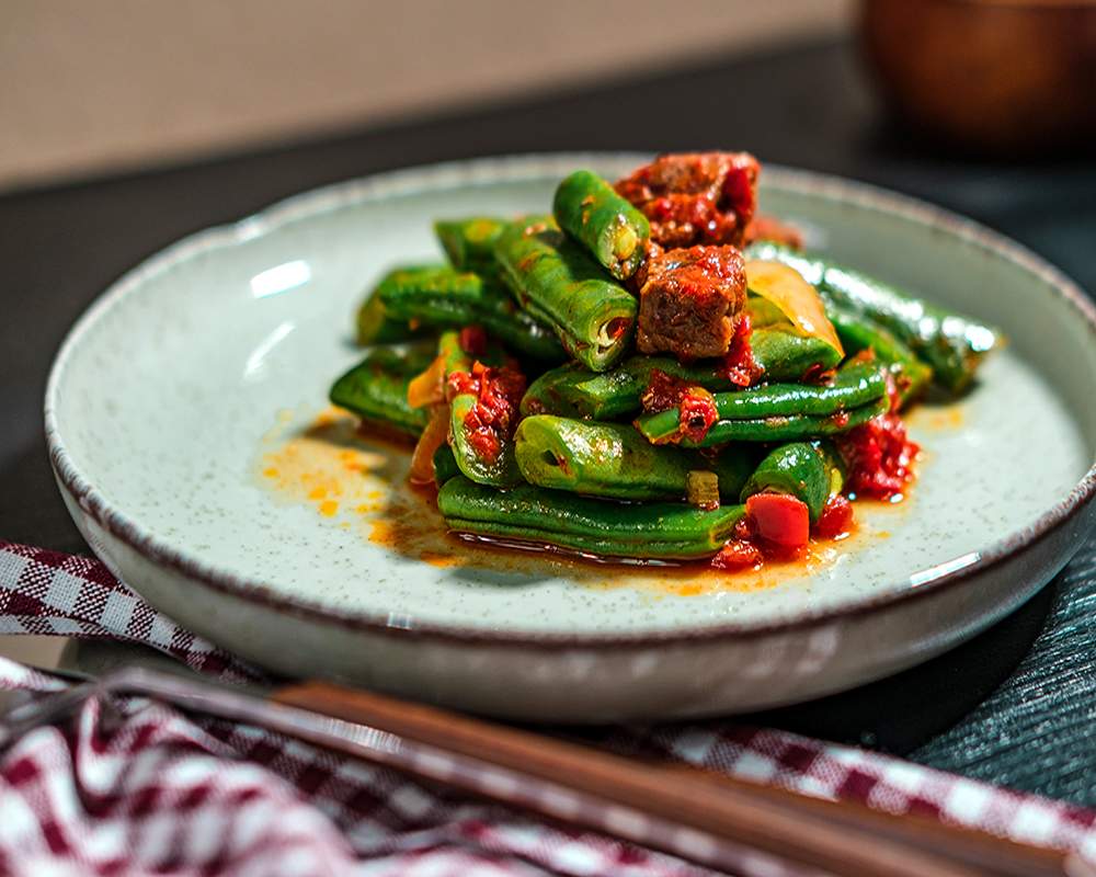 Bohneneintopf mit Rindfleisch