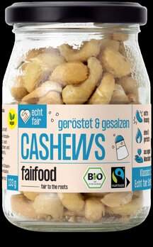 Cashews geröstet und gesalzen