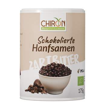 Schokolierte gebrannte Hanfsamen Zartbitter