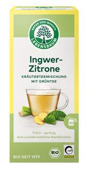 Grüntee Ingwer-Zitrone 20 Beutel