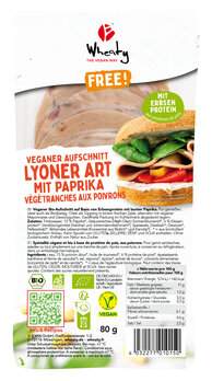 Veganer Aufschnitt Paprikalyoner Art