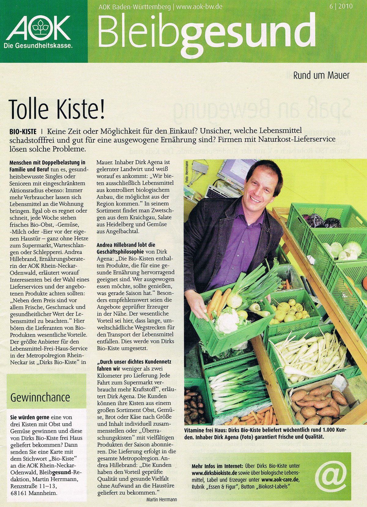 01.06.2010 AOK Magazin