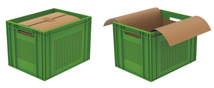 Tütle Napfkisteneinlagen aus 100 % Altpapier