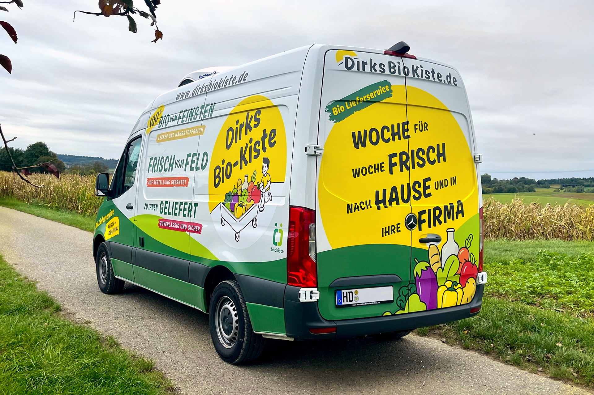 Unser erster Lieferwagen im neuen Look