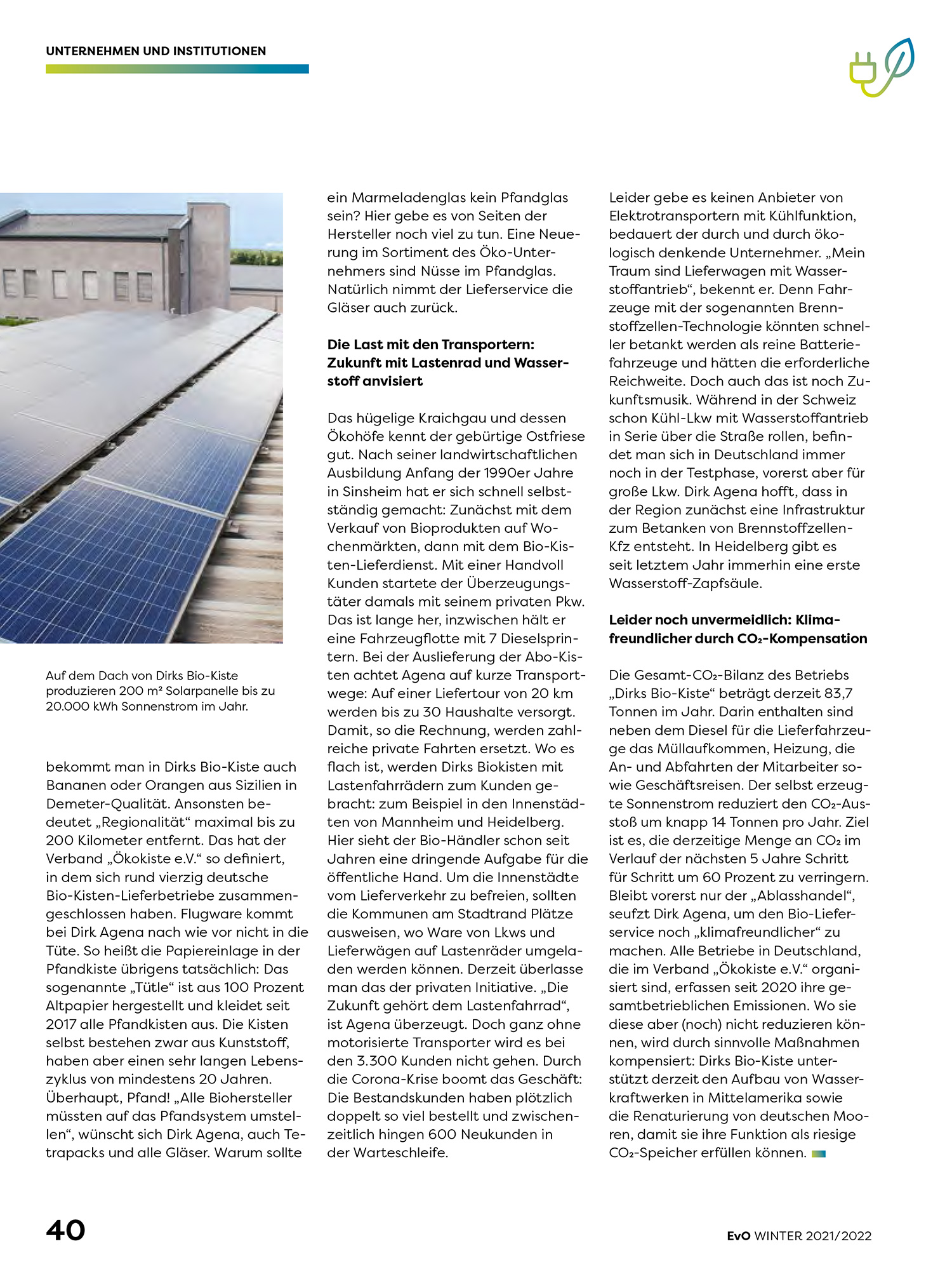 Magazin EvO - Energie vor Ort Winter 2021/2022